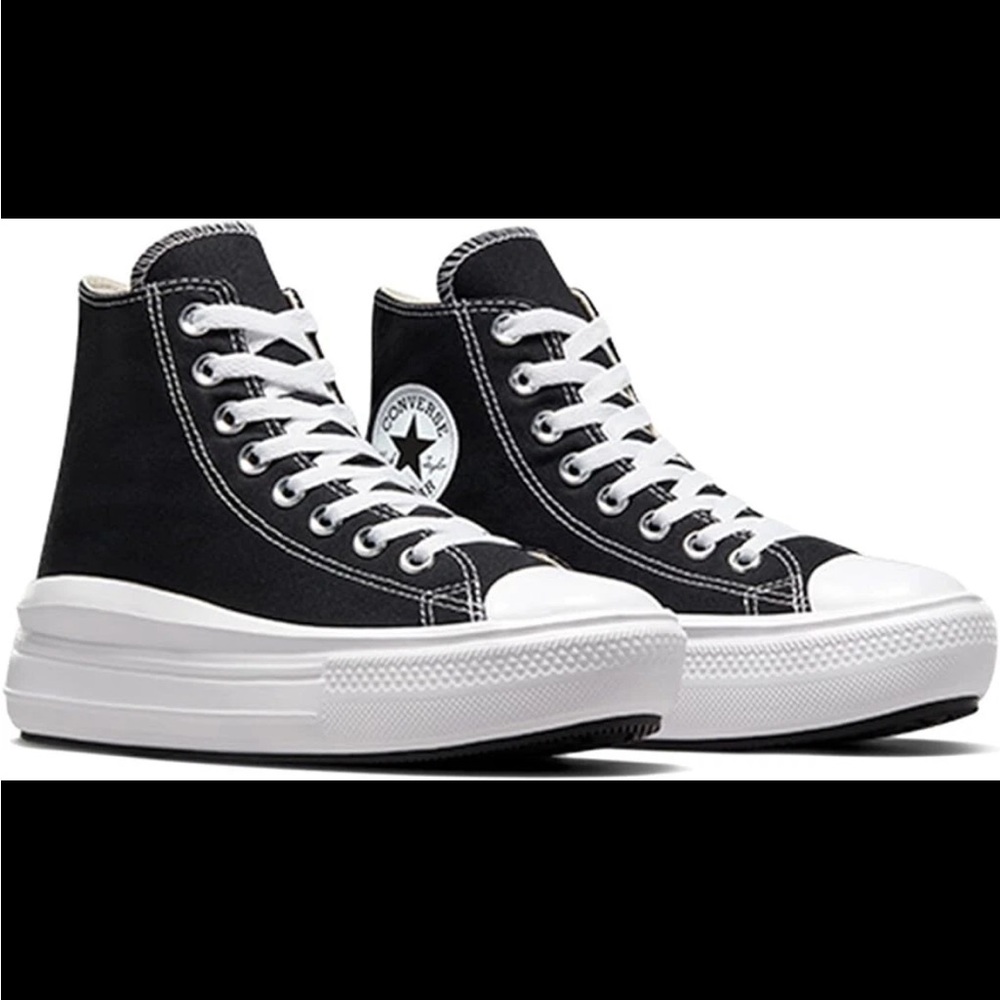 Converse Women's Black High-Top Platform Sneakers